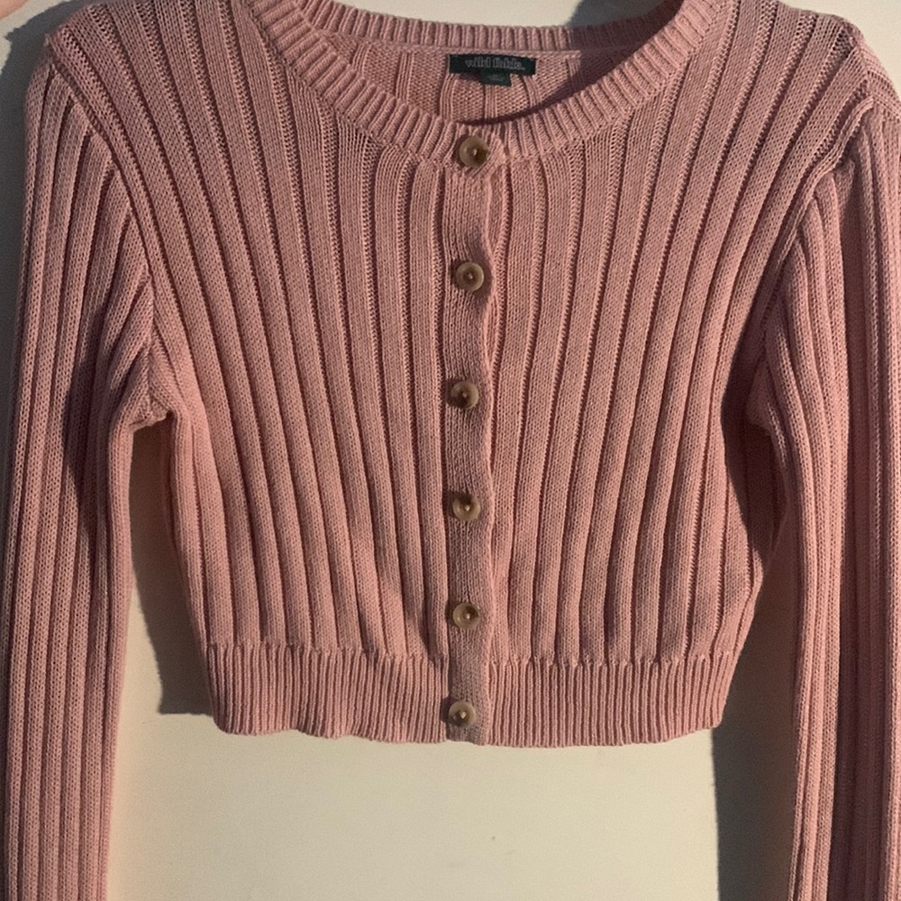 Pink wild fable cardigan